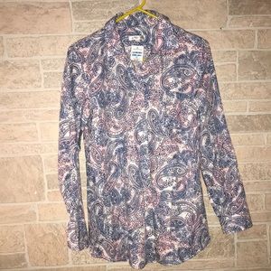 ✅ORVIS Floral Paisley Button Down Shirt